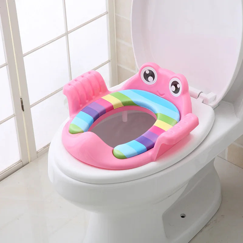 Baby Toilet Child Safety Seat With Armrest