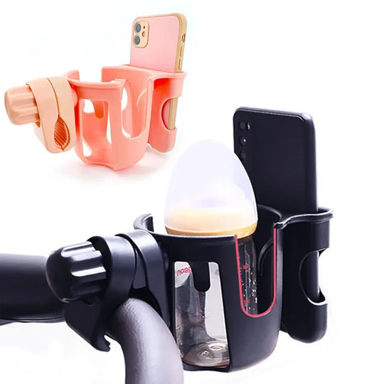 Baby Stroller Phone and Milk Bottle Holder