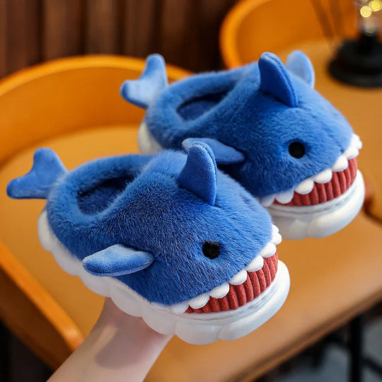 Baby Boys Shark Shaped Slippers