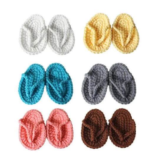 Baby Knit Crochet Mini Slipper