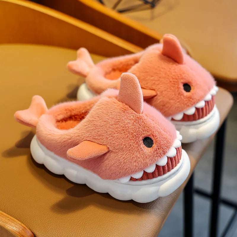 Baby Boys Shark Shaped Slippers