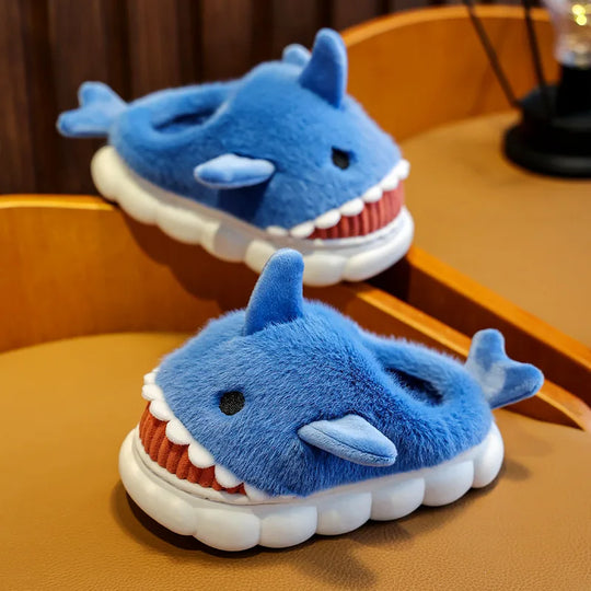 Baby Boys Shark Shaped Slippers