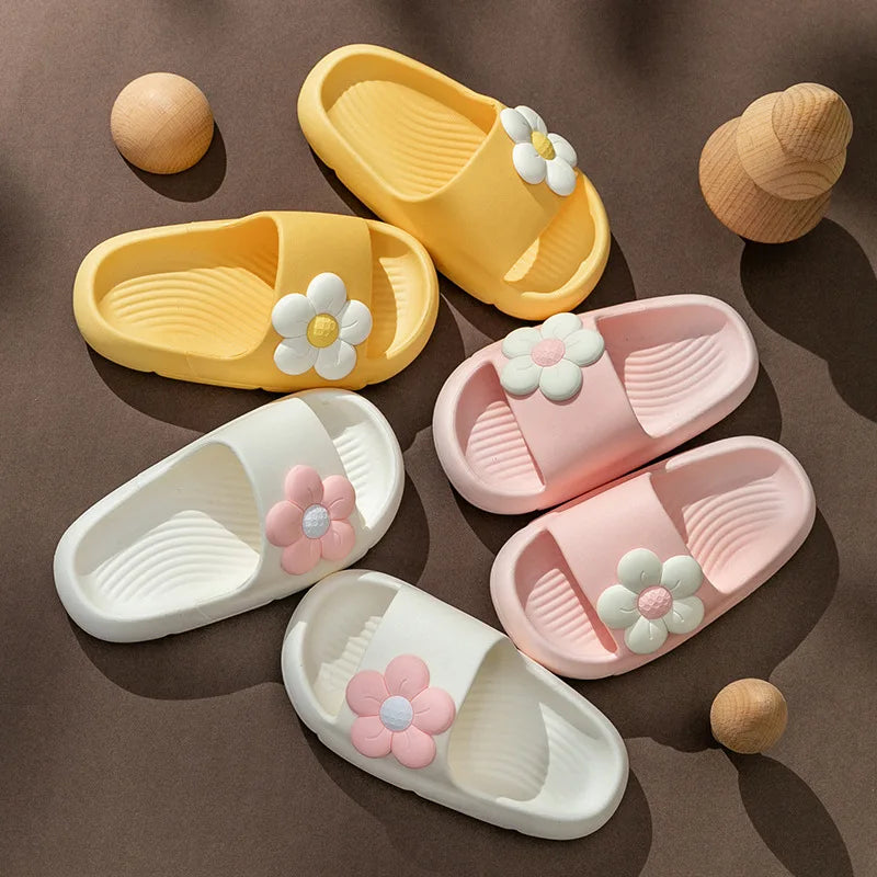 Baby Girl Flower Slippers