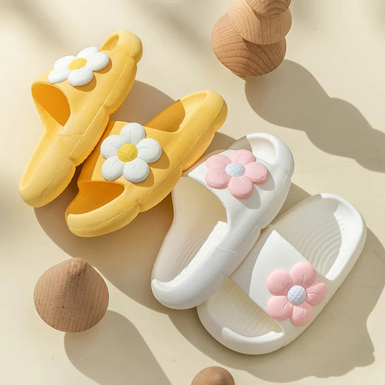 Baby Girl Flower Slippers