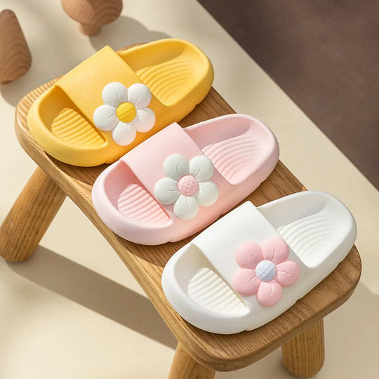 Baby Girl Flower Slippers